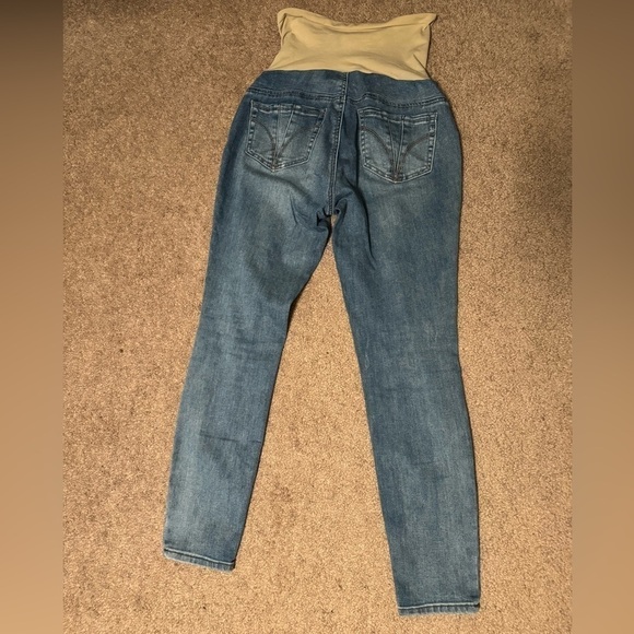 Indigo Blue Maternity skinny jeans size medium - Picture 5 of 6